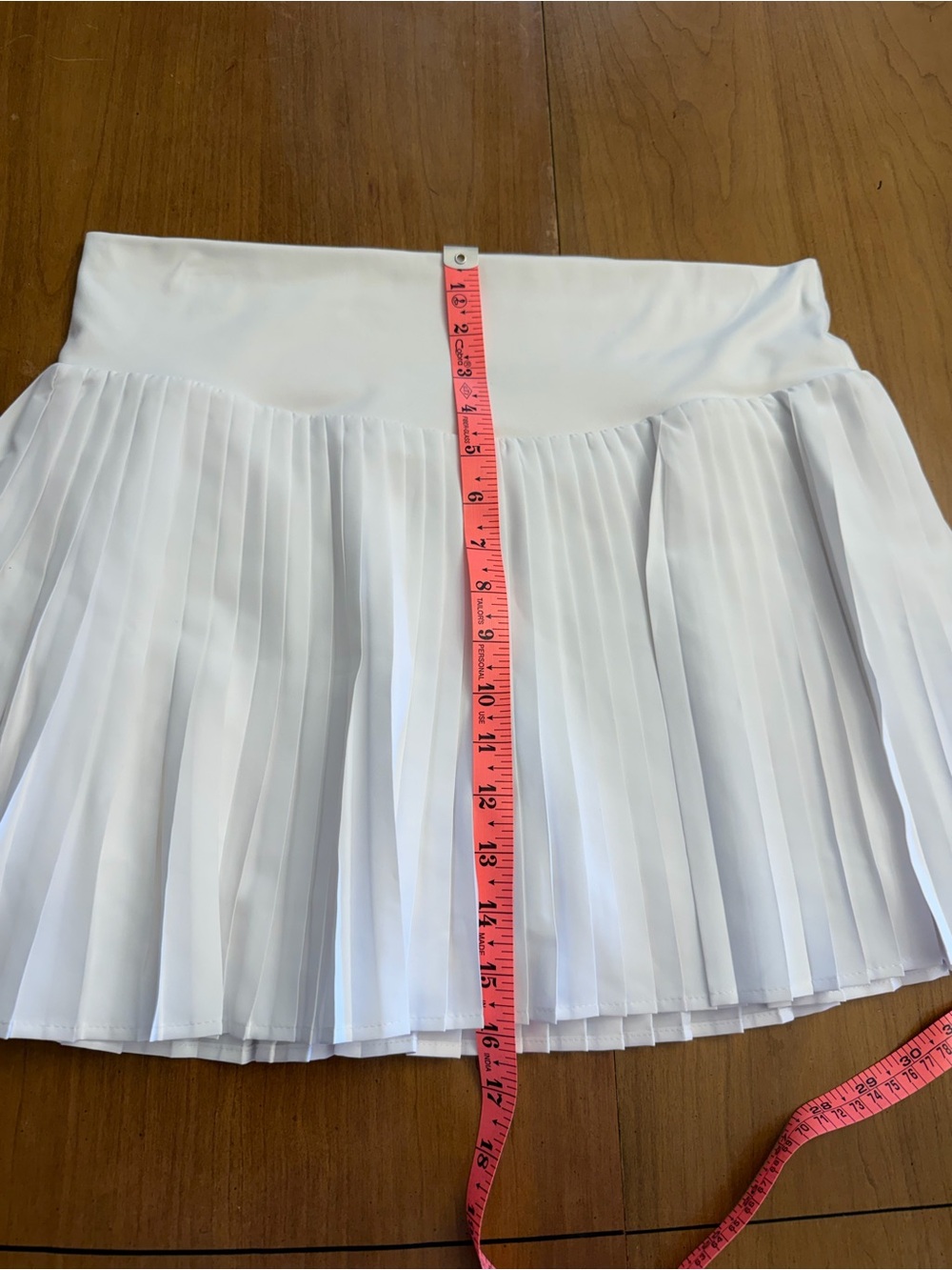 all in motion White Pleated Tennis Skort | Tennis Prep Preppy Athleisure | L - Picture 10 of 10